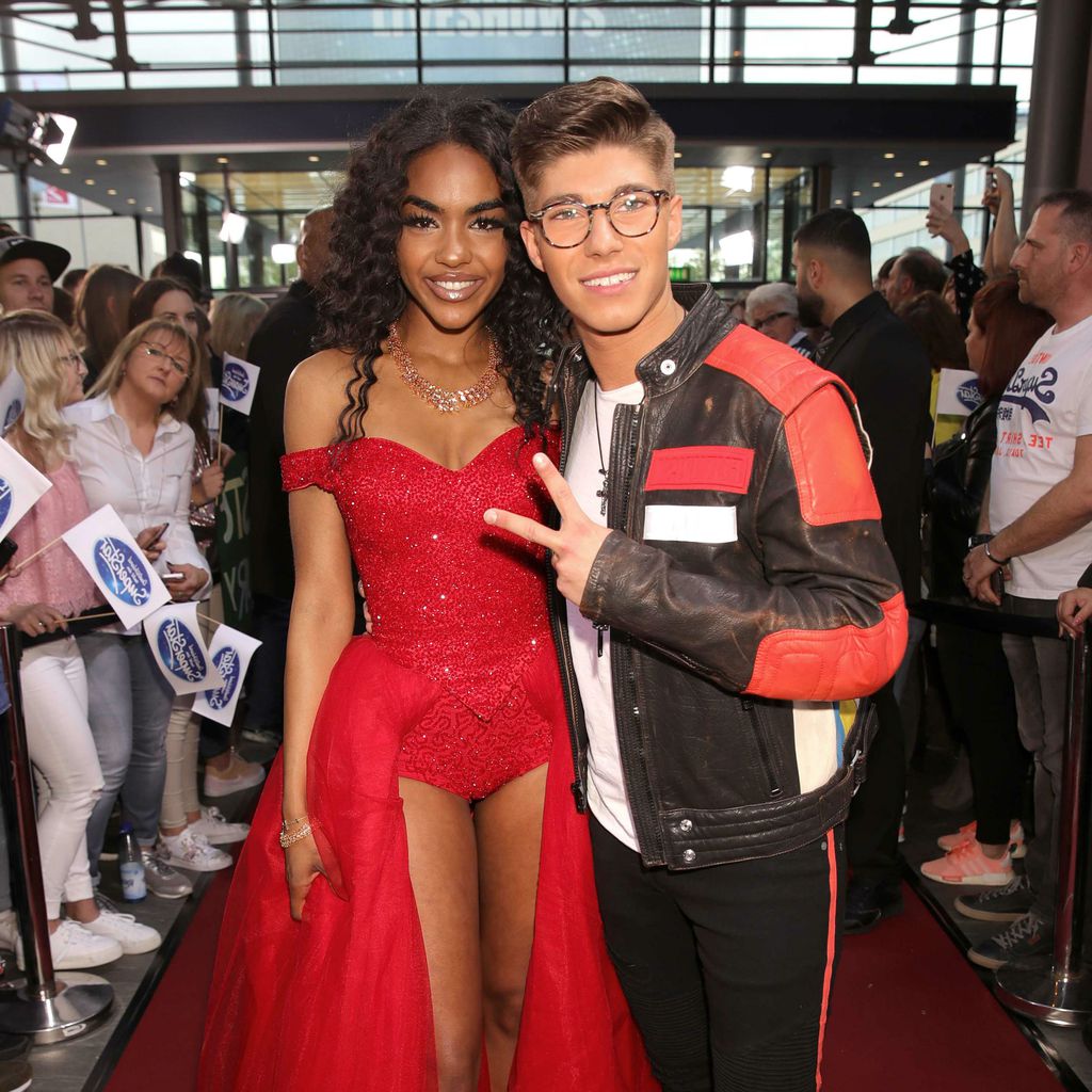 Alicia-Awa Beissert und Davin Herbrüggen vor dem großen Finale von "DSDS"