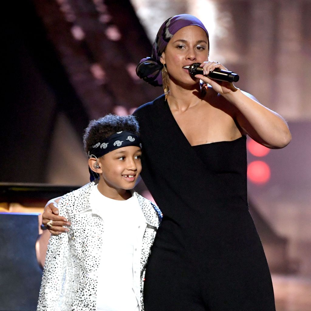 Alicia Keys mit ihrem Sohn Egypt, 2019