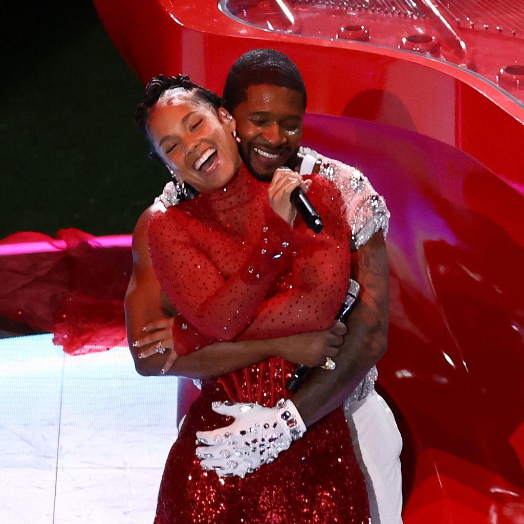 Alicia Keys und Usher, Super Bowl 2024