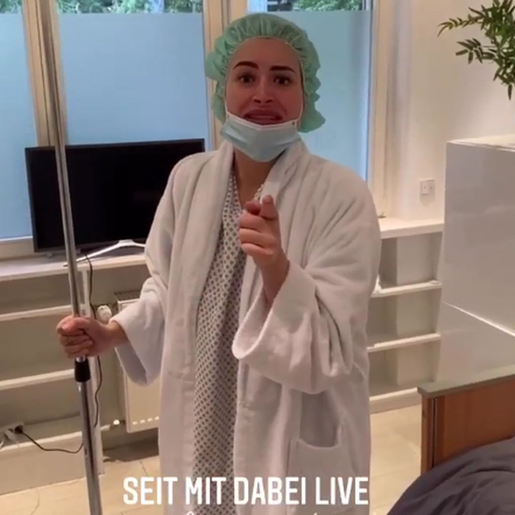 Aline Bachmann vor ihrer Operation