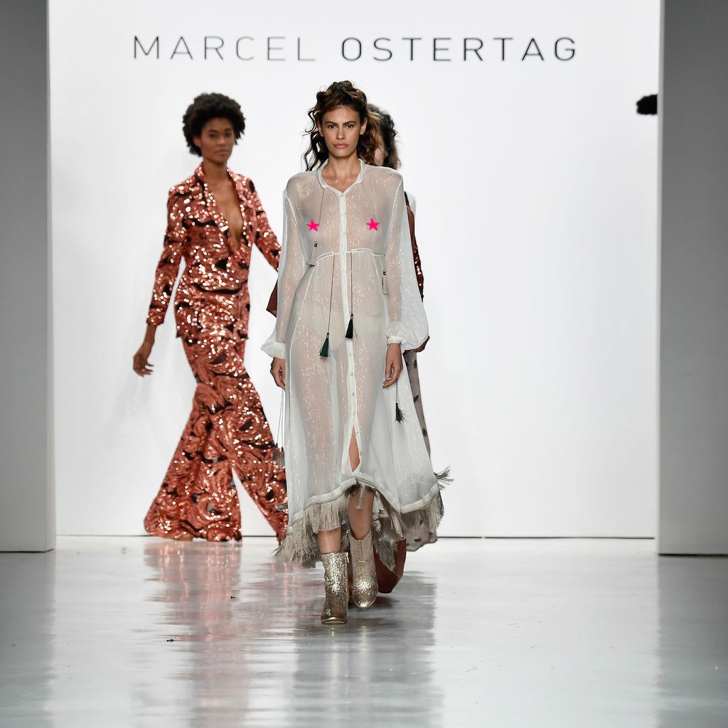 Alisar Ailabouni bei der Marcel Ostertag Show in New York