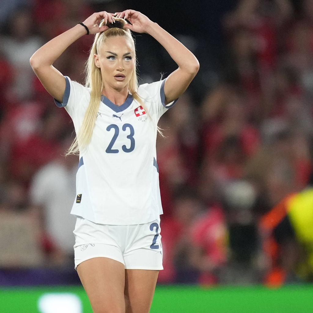 Alisha Lehmann im Juli 2025 bei der Frauenfußball-EM