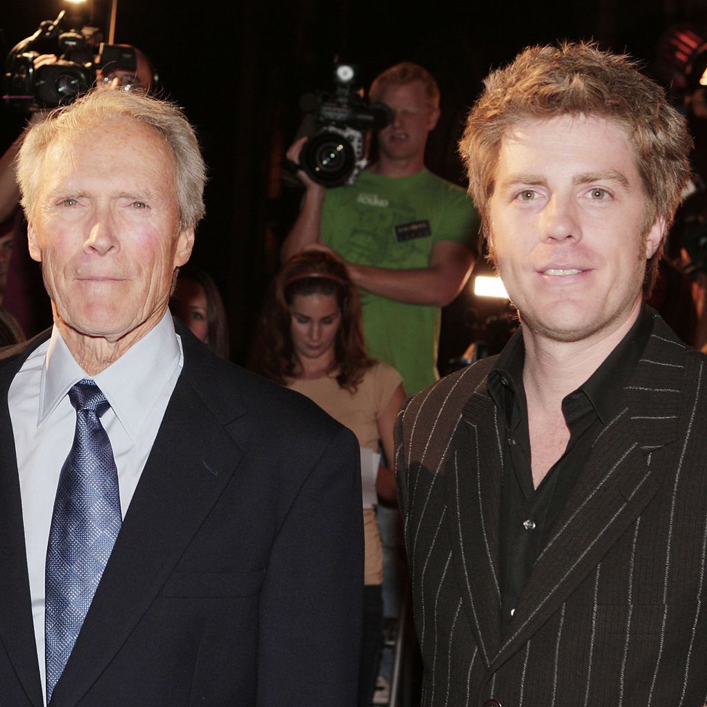 Clint Eastwood mit Tochter Alison und Sohn Kyle, Oktober 2007