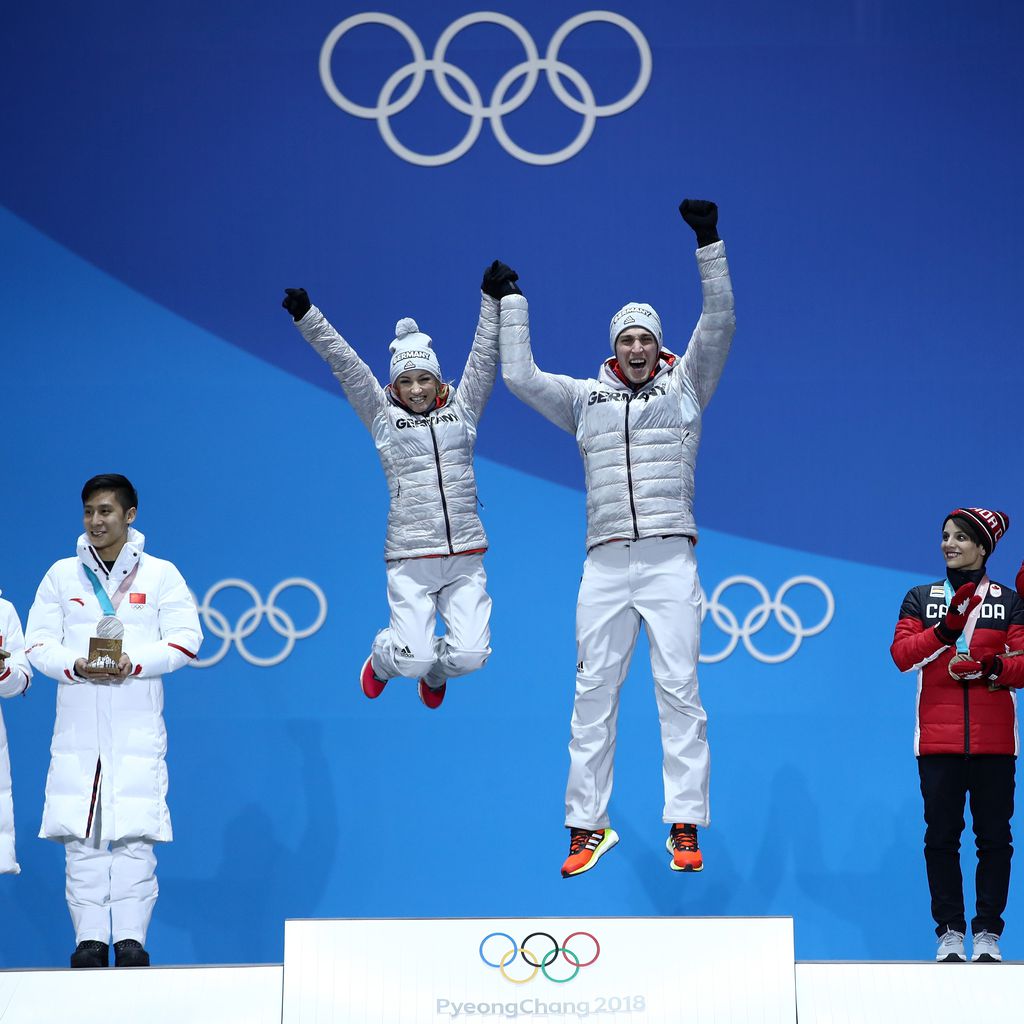 Aljona Savchenko und Bruno Massot bei den Olympischen Winterspielen 2018