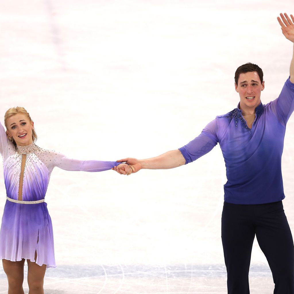 Aljona Savchenko und Bruno Massot, Olympia-Sieger im Eiskunstlauf 2018