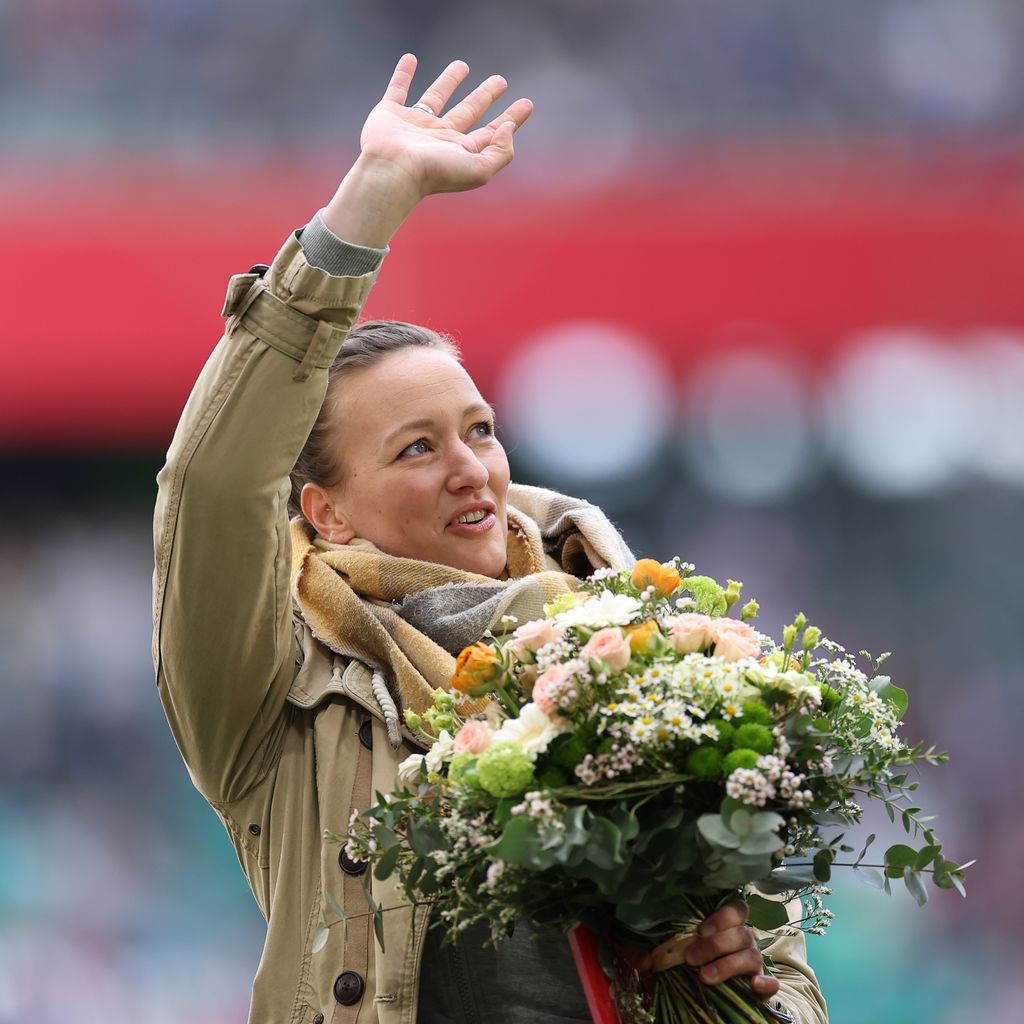 Almuth Schult wird bei der UEFA Women's Nations League 2024/25 verabschiedet