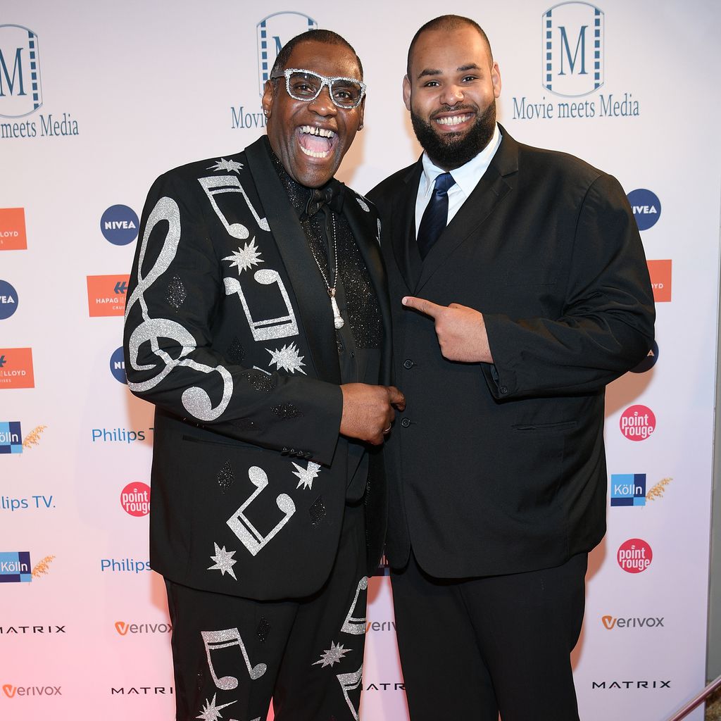 Alphonso Williams und sein Sohn Raphael in Hamburg, 2018