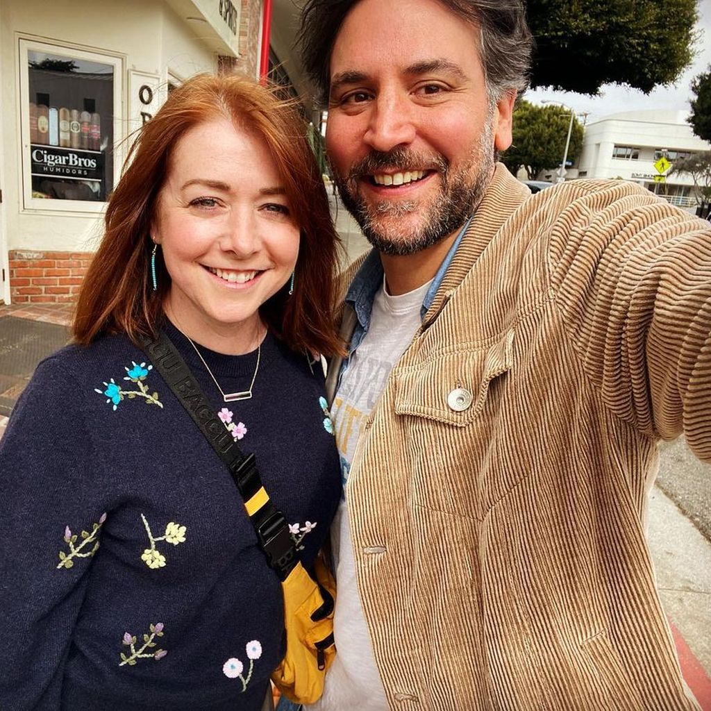 Alyson Hannigan und Josh Radnor, Februar 2023
