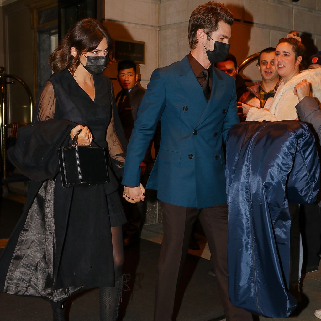 Alyssa Miller und Andrew Garfield im November 2021 in New York