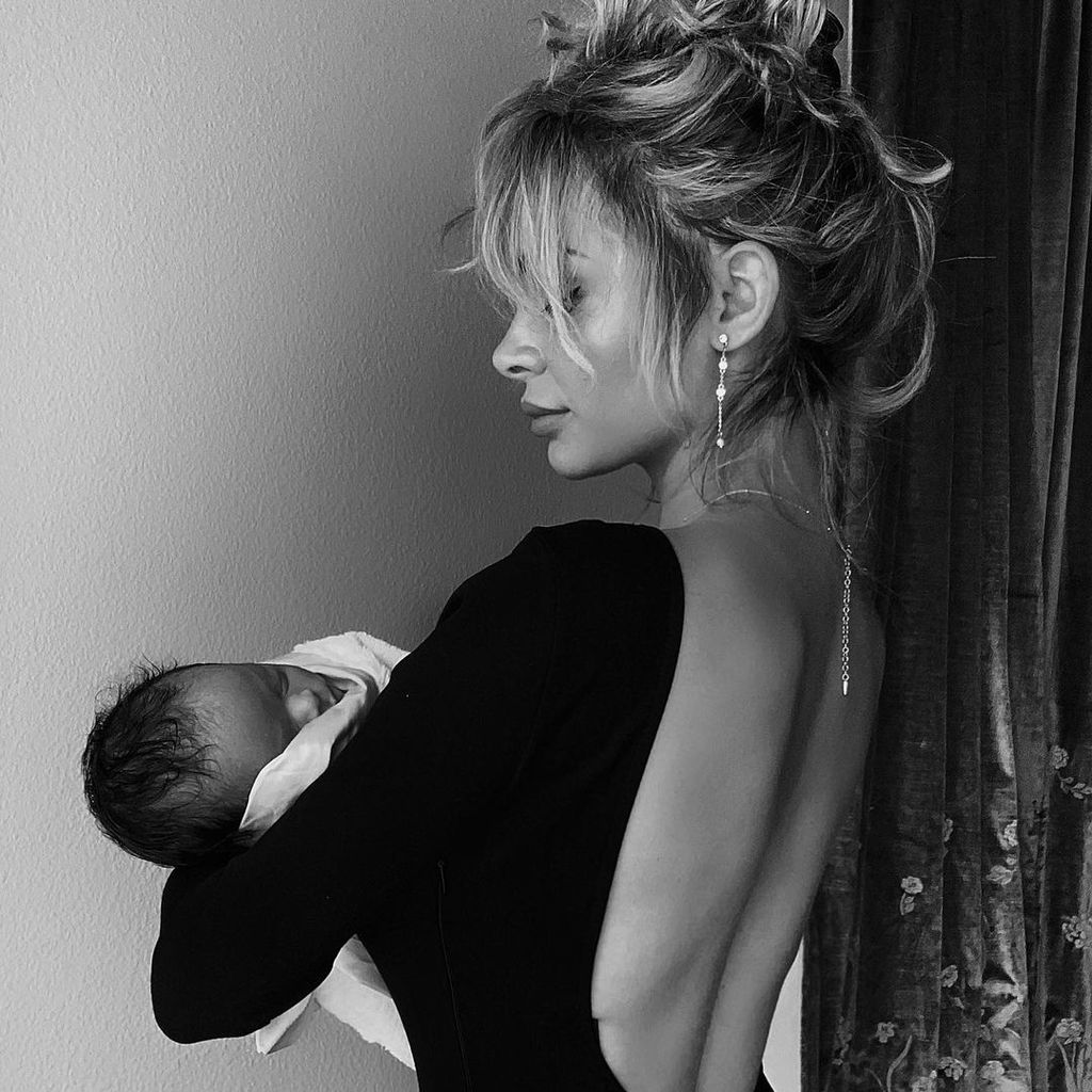 Alyssa Scott mit ihrem Baby
