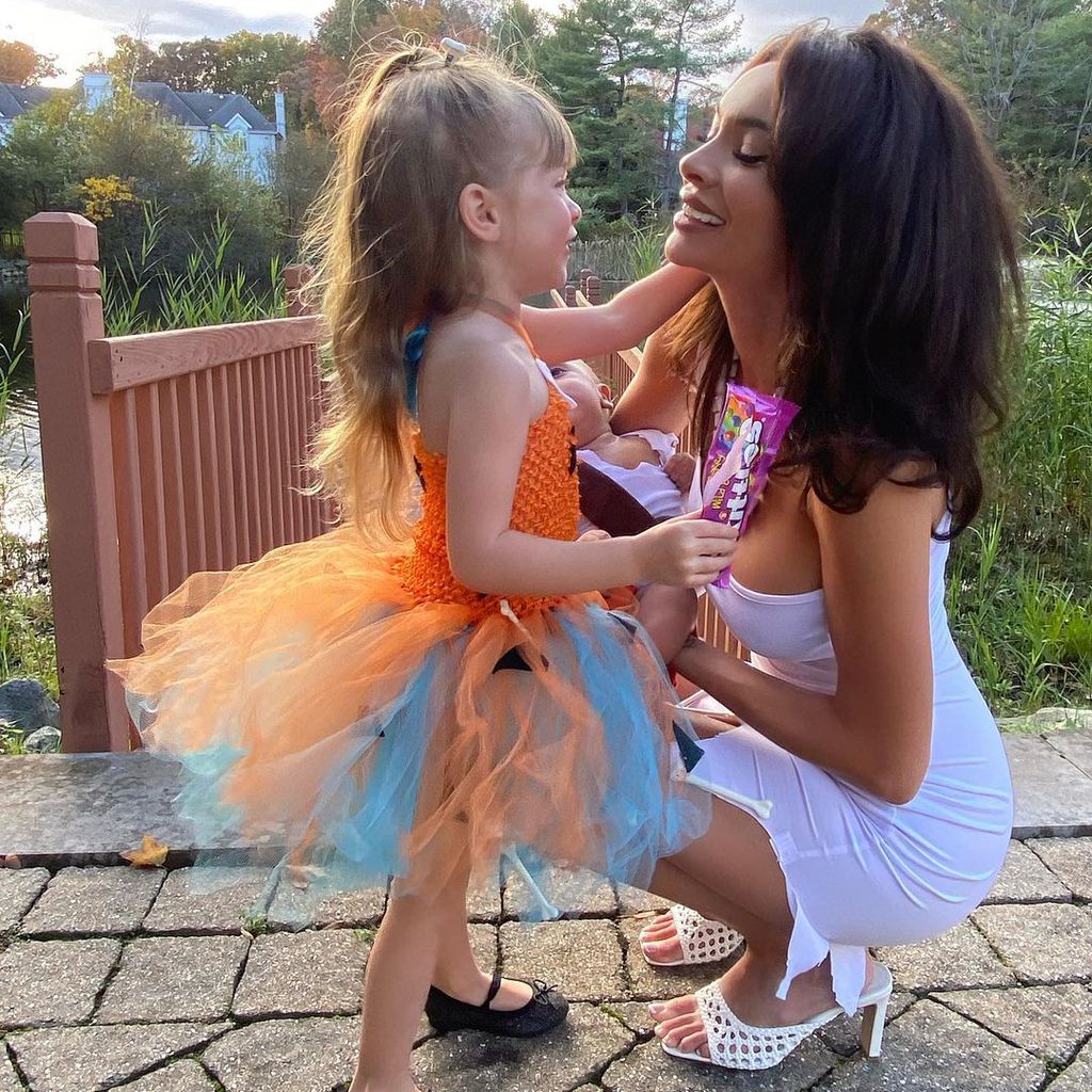 Alyssa Scott mit ihrer Tochter Zeela, November 2021