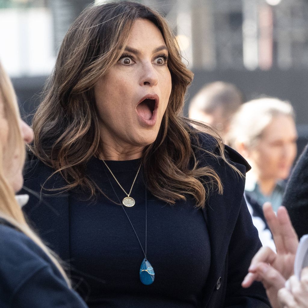 Mariska Hargitay am Set von "Law & Order: SVU" in New York