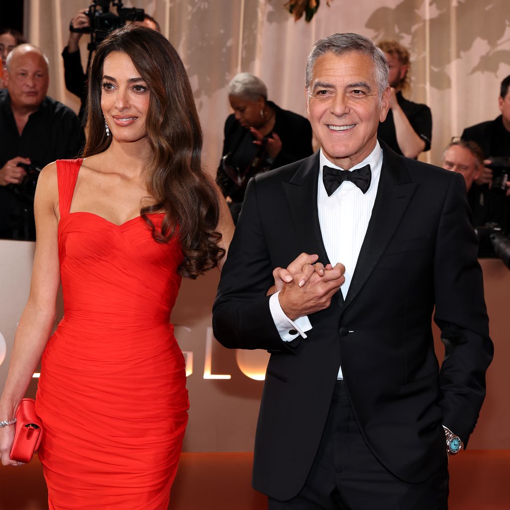 Amal Clooney und George Clooney bei den Golden Globes 2026