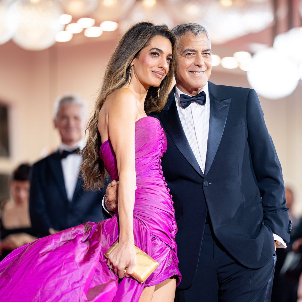 Amal und George Clooney bei seiner Premiere "Jay Kelly" in Venedig, August 2025