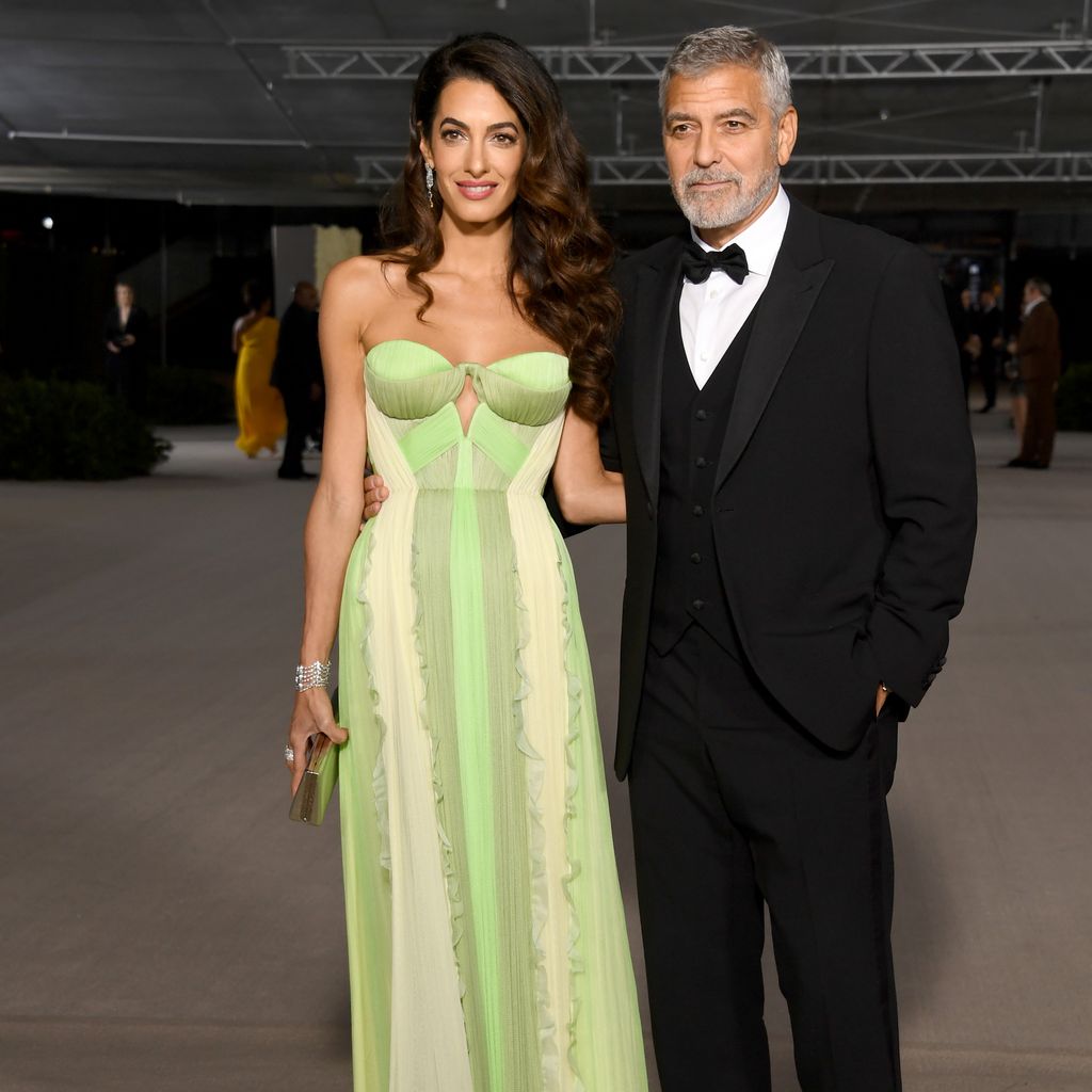 Amal und George Clooney