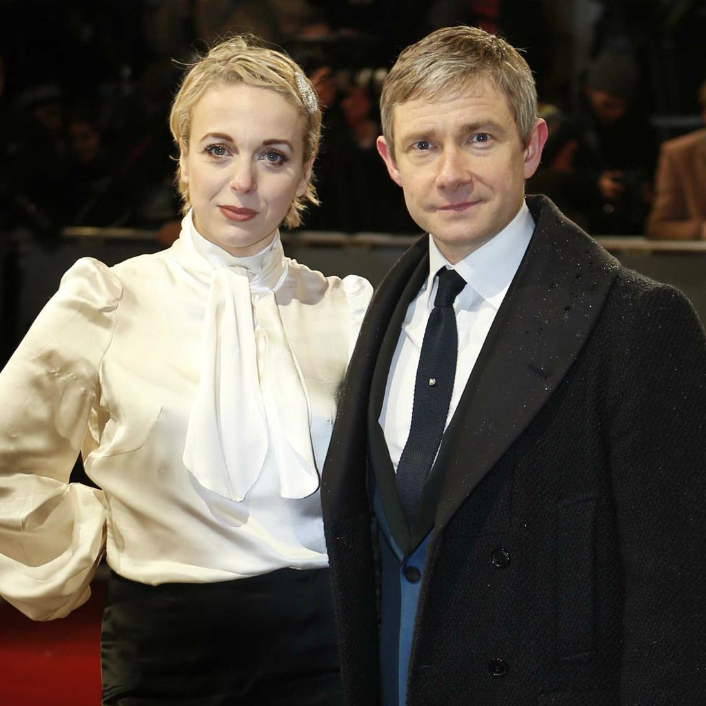Amanda Abbington und Martin Freeman auf einer Preisverleihung in London