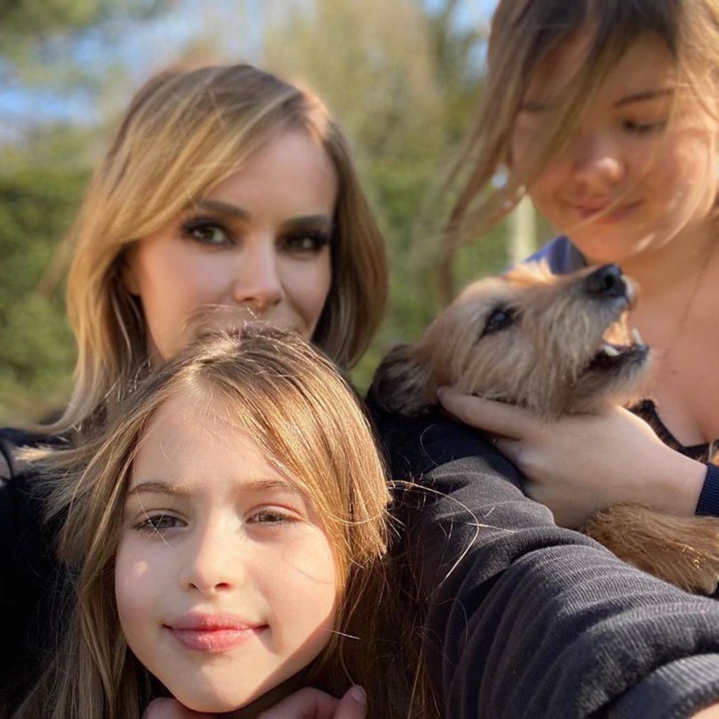 Amanda Holden mit ihren beiden Töchtern