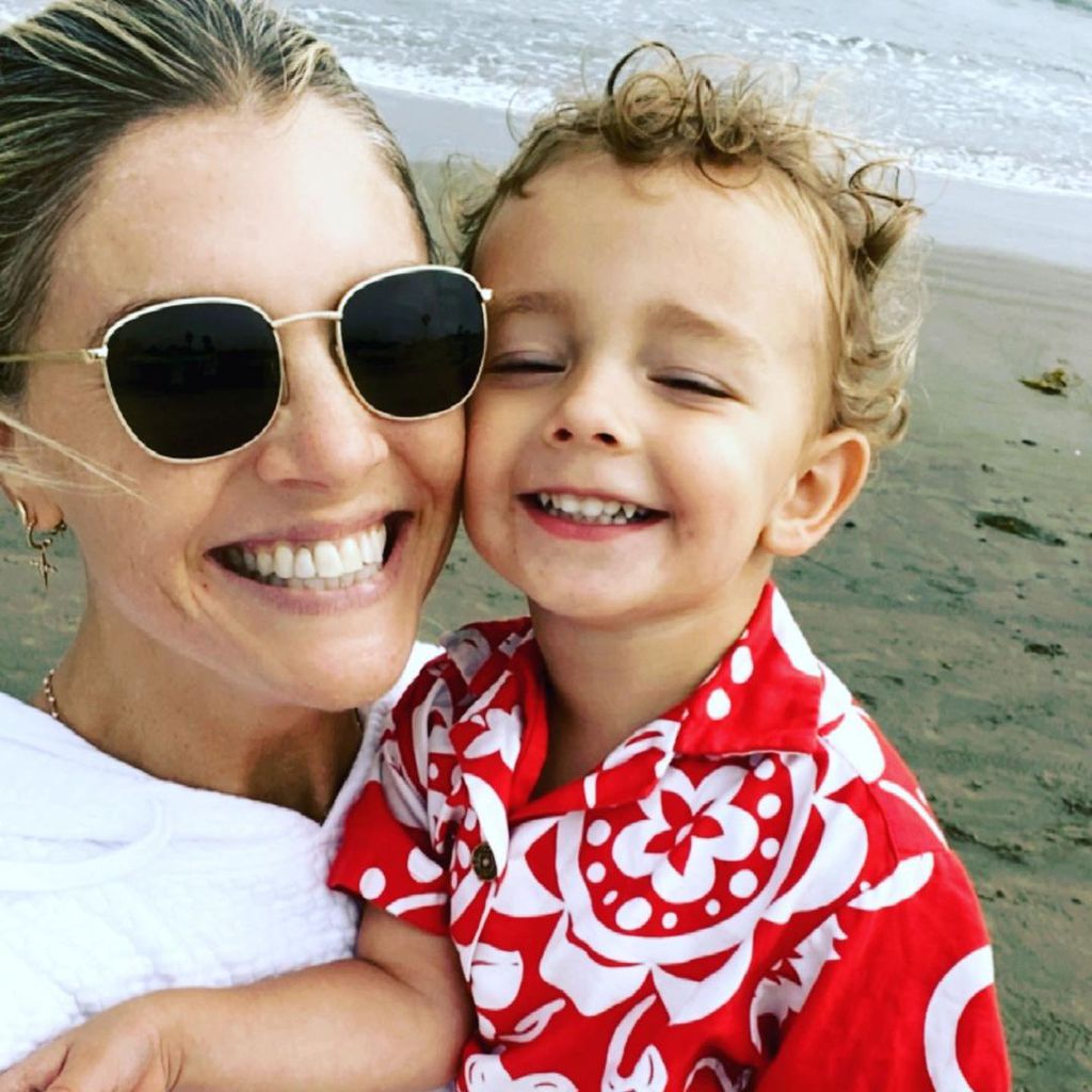 Amanda Kloots und ihr Sohn Elvis im August 2021