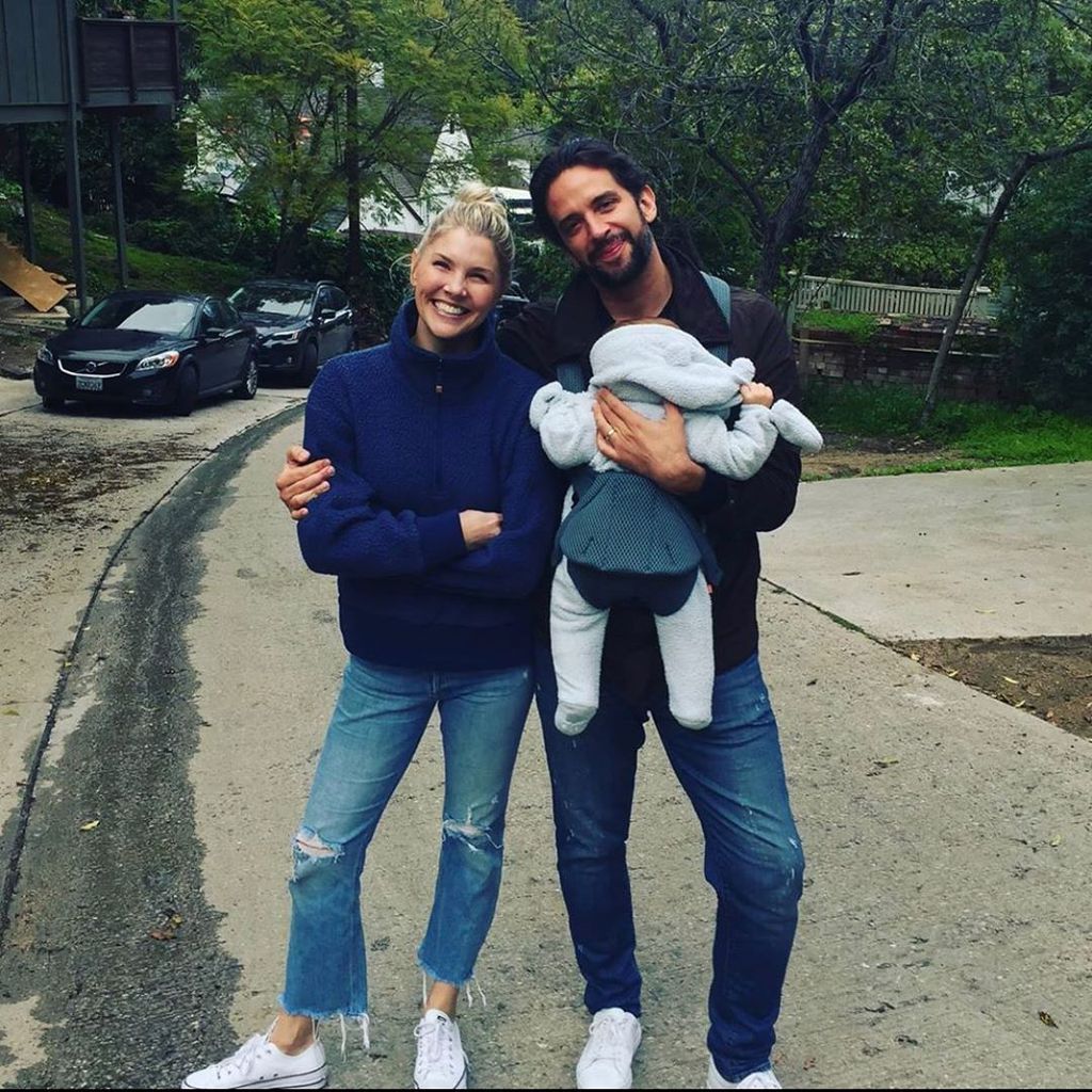 Amanda Kloots und Nick Cordero mit ihrem Sohn Elvis