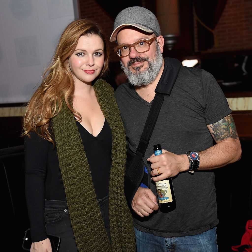 Amber Tamblyn und David Cross 2015 in New York