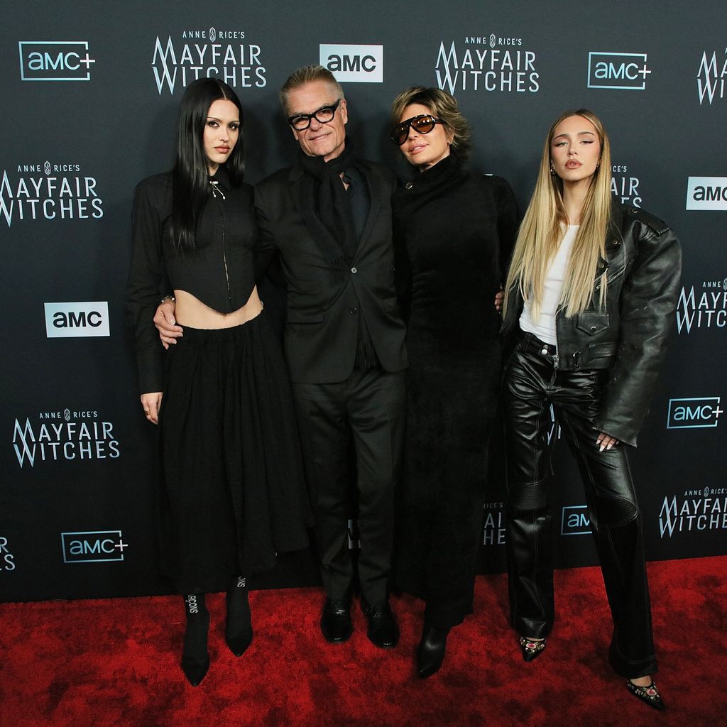Amelia Gray Hamlin, Harry Hamlin, Lisa Rinna und Delilah Belle Hamlin, Promi-Familie