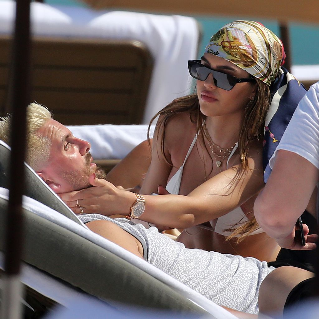 Scott Disick und Amelia Hamlin in Miami Beach 2021