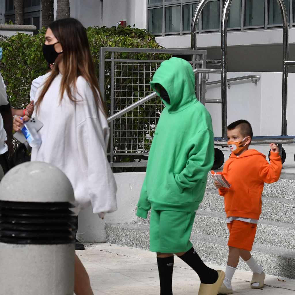 Amelia Hamlin mit Scott Disicks Kindern Mason und Reign in Miami 2021