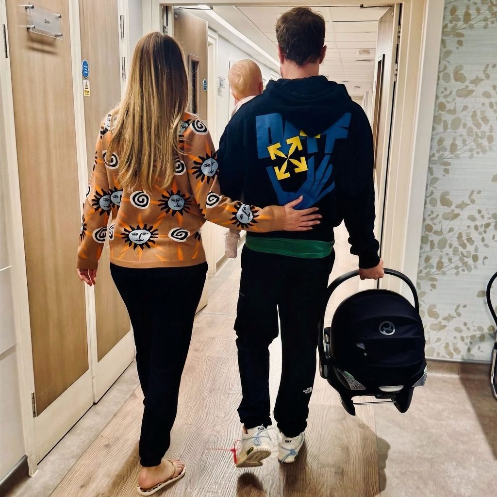 Amelia und Olly Murs mit ihrem Baby, September 2025