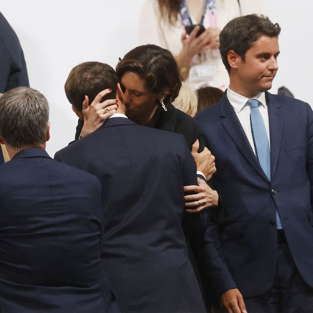 Amélie Oudéa-Castéra und Emmanuel Macron
