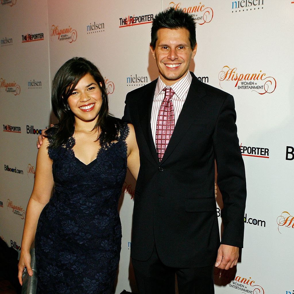 America Ferrera und Produzent Silvio Horta, Oktober 2007