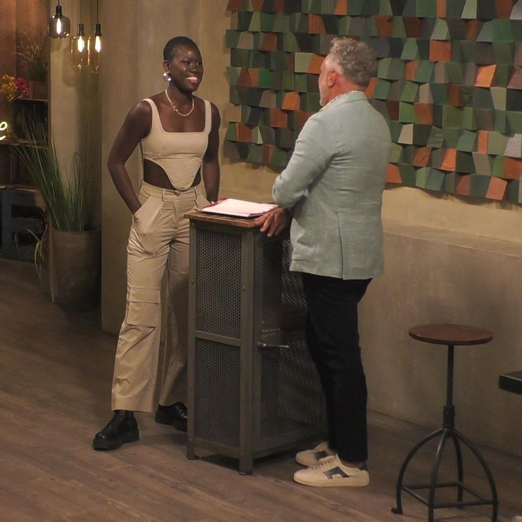 Aminata Sanogo und Roland Trettl bei "Promi First Dates" 2025