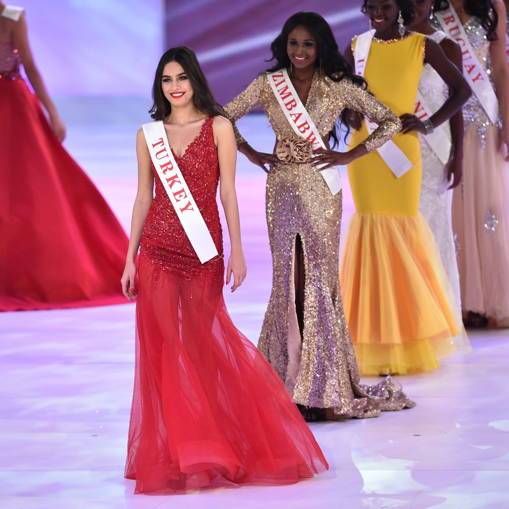 Miss Türkei Amine Gülse bei der Miss World Wahl 2014
