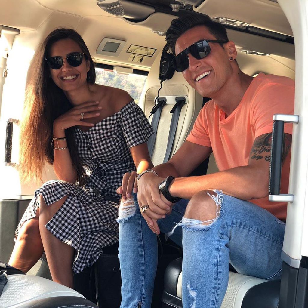 Amine und Mesut Özil