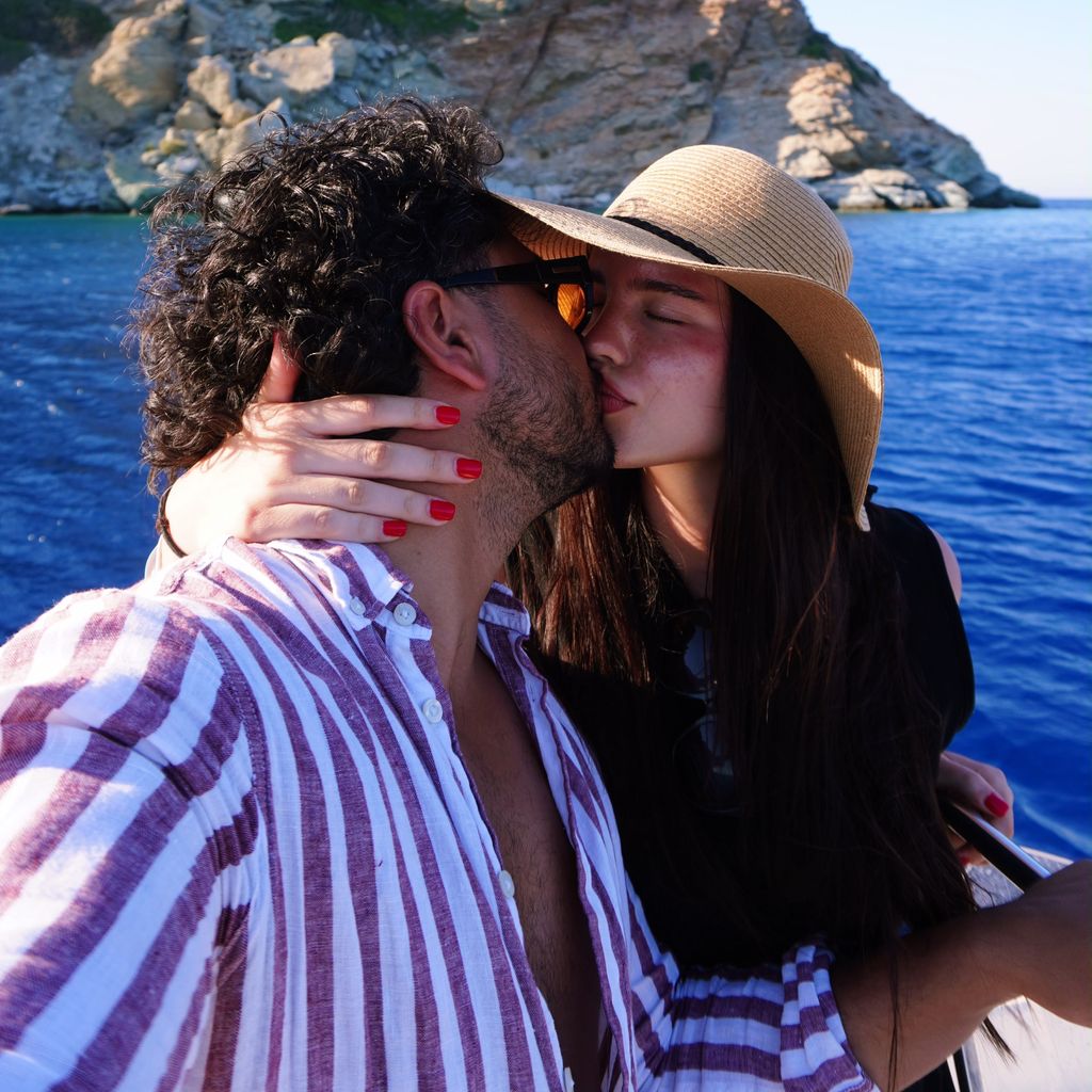 Amir Hosseiny und seine Partnerin Fabienne Neumann