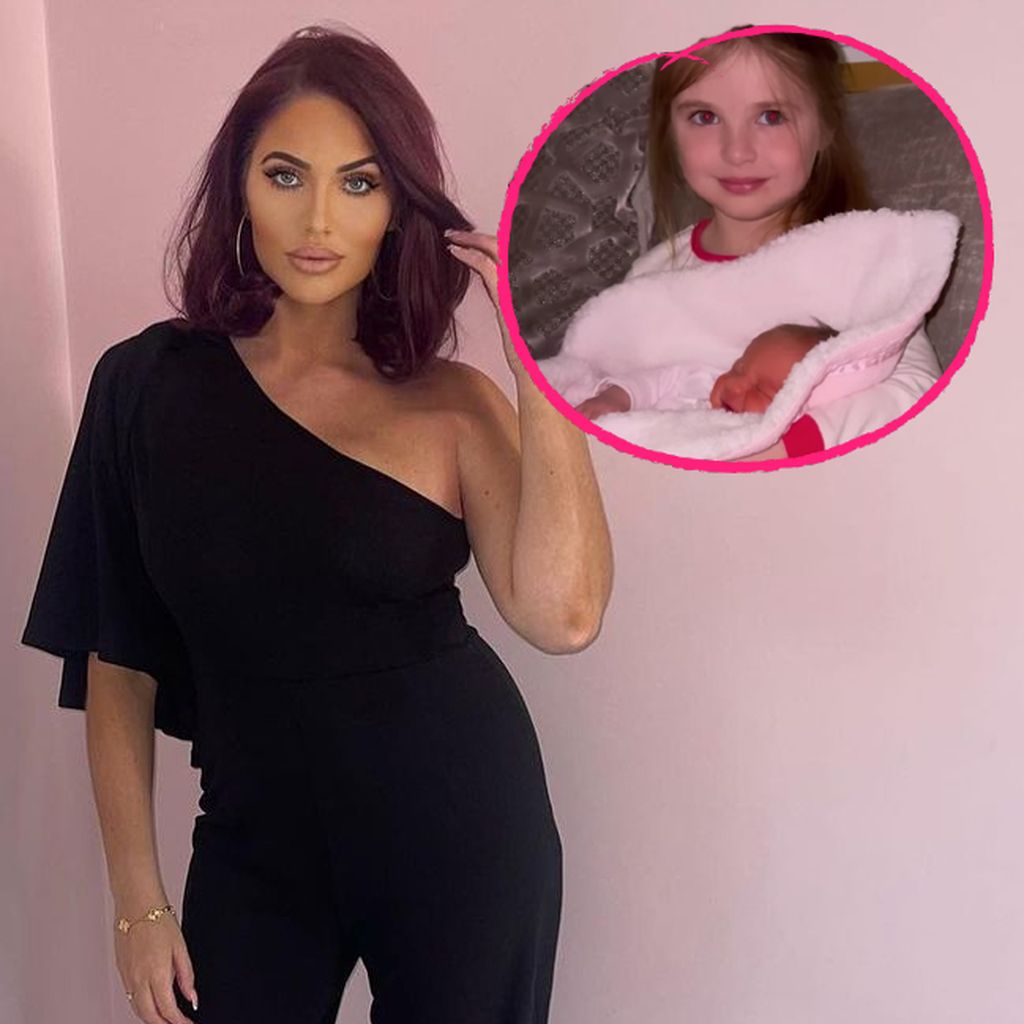 Amy Childs und ihre Tochter Polly