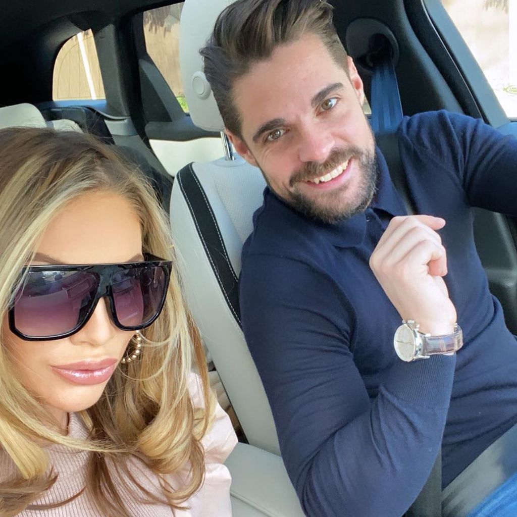 Amy Childs mit ihrem Partner Tim, Mai 2020