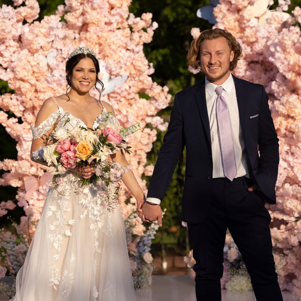 Amy Cortés und Johnny McIntyre bei ihrer "Liebe macht blind"-Hochzeit