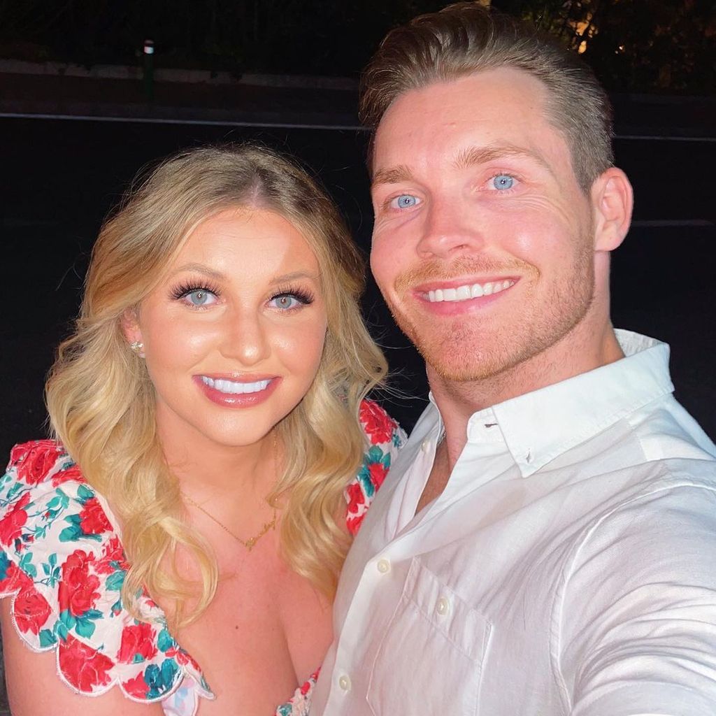 Amy Hart mit ihrem Partner Sam Rason