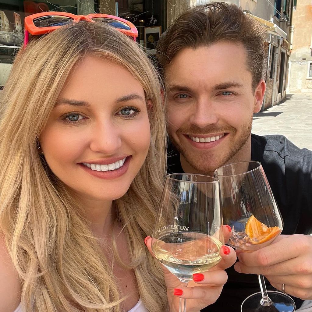 Amy Hart und ihr Freund Sam Rason in Venedig 2022