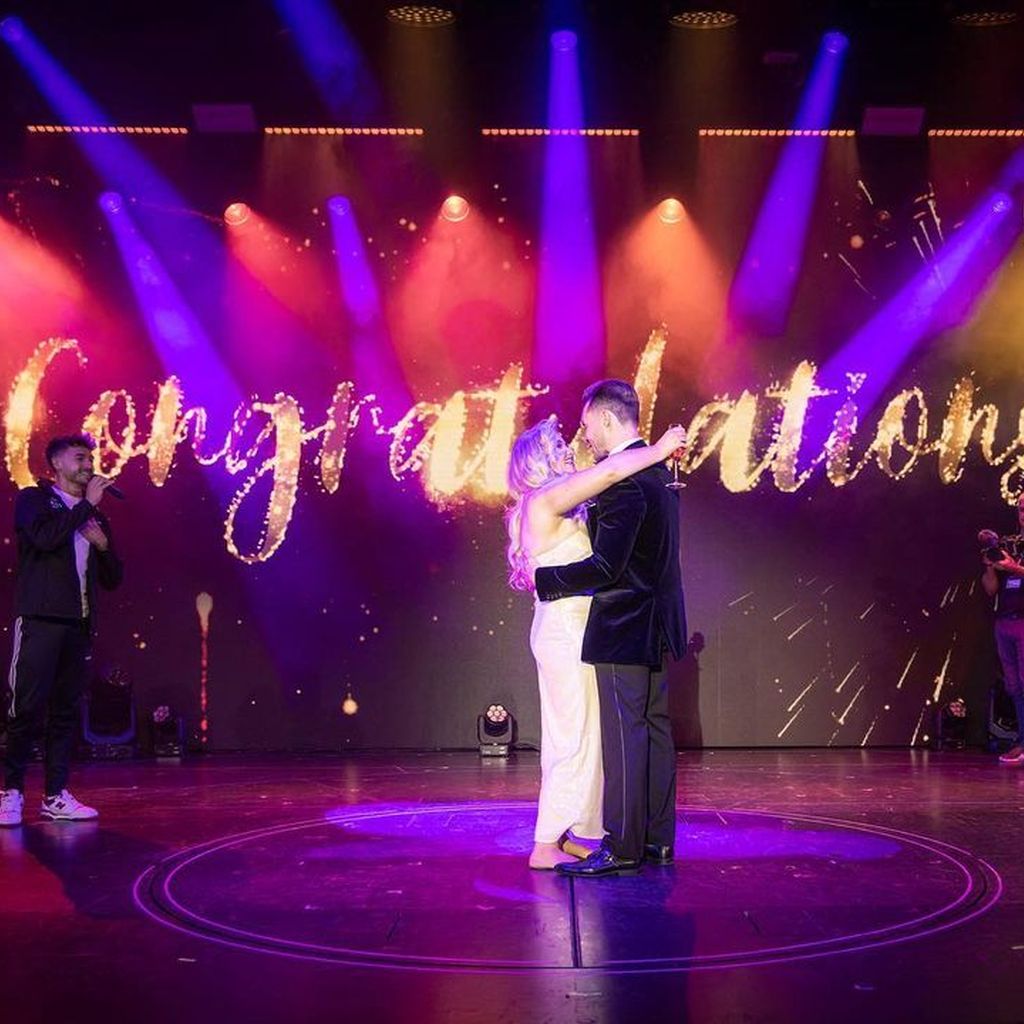 Amy Hart und Sam Rason im September 2023