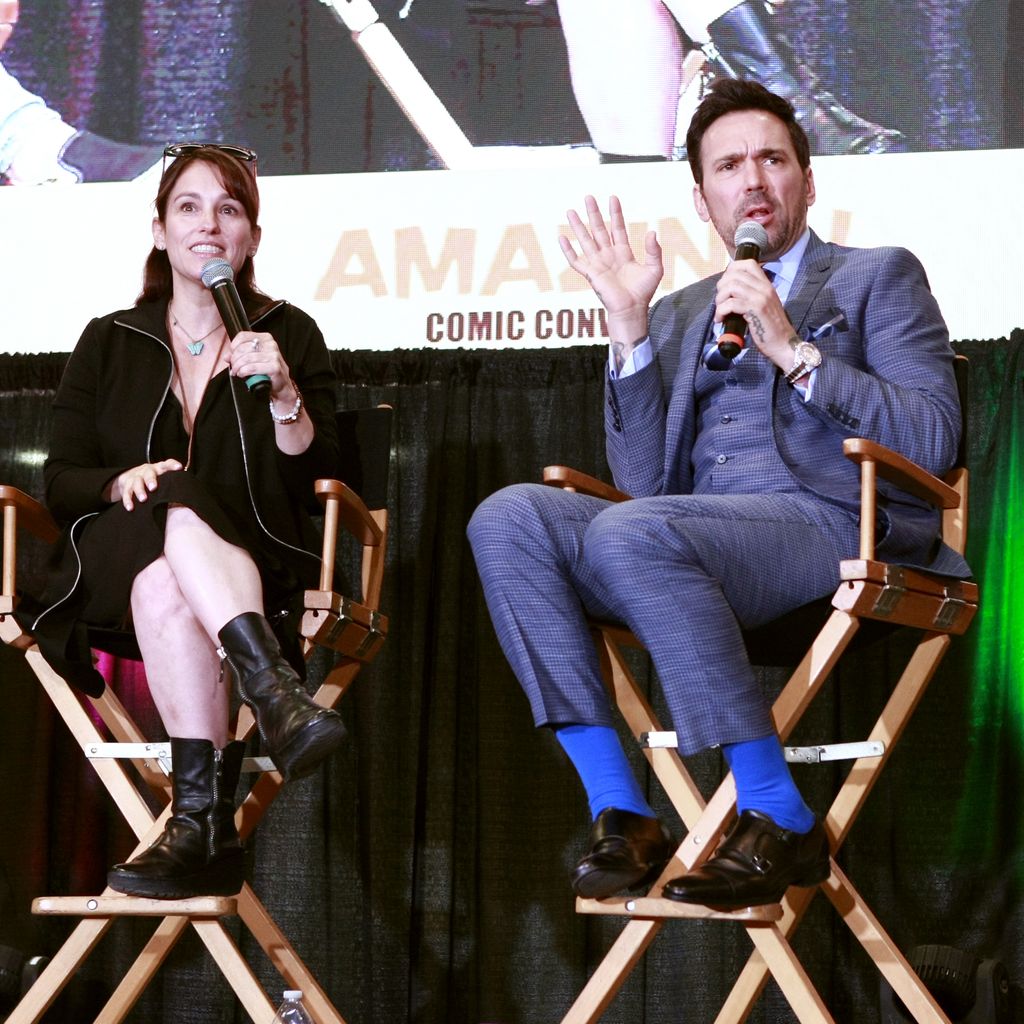 Amy Jo Johnson und Jason David Frank (†49) im Juni 2019