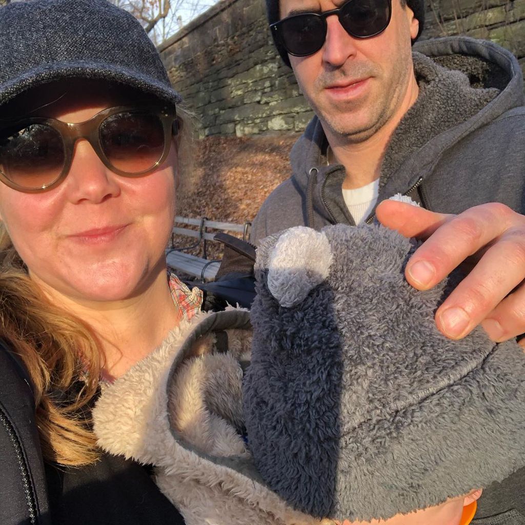 Amy Schumer, Chris Fischer und ihr Sohn Gene im Dezember 2019