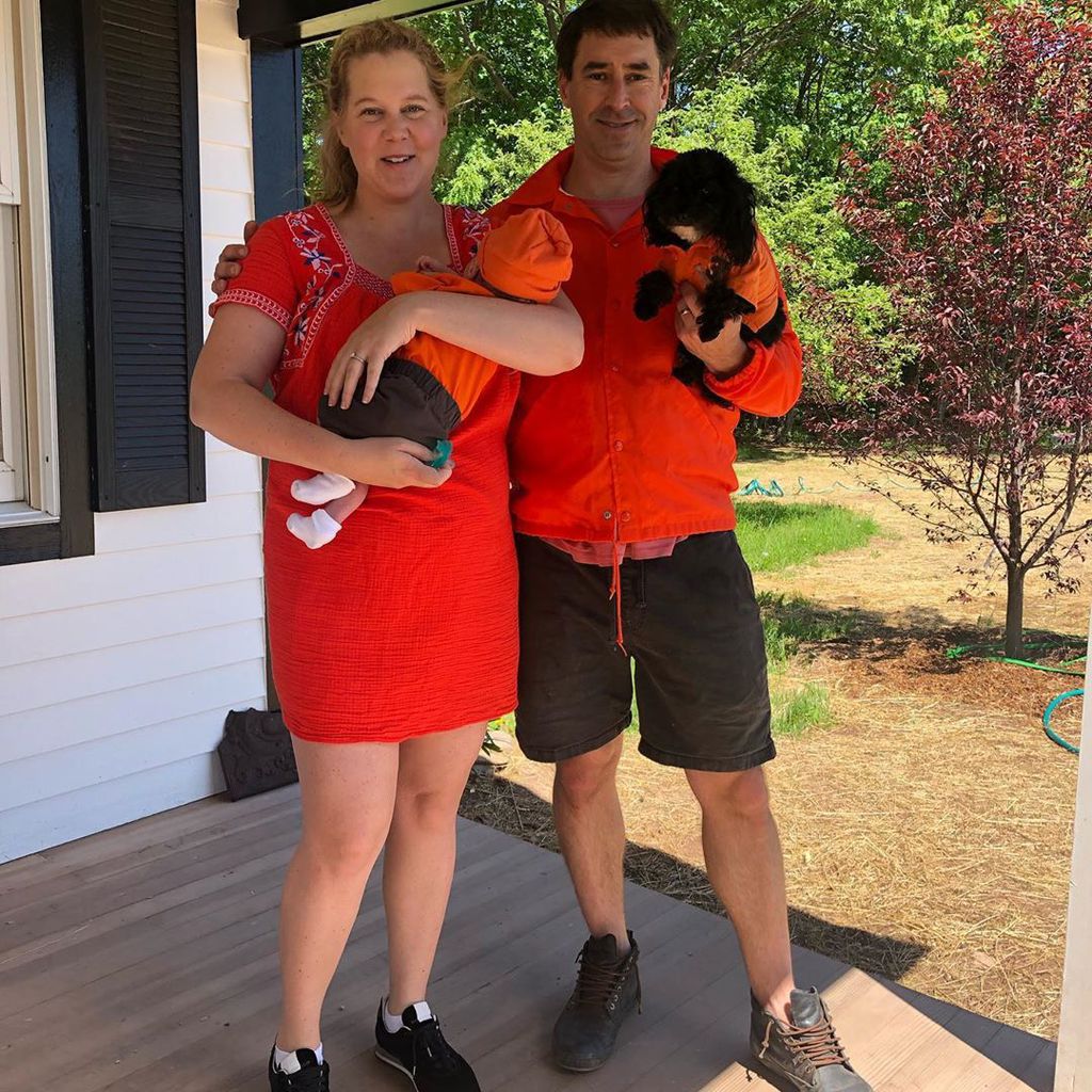 Amy Schumer, Sohn Gene David und Chris Fischer