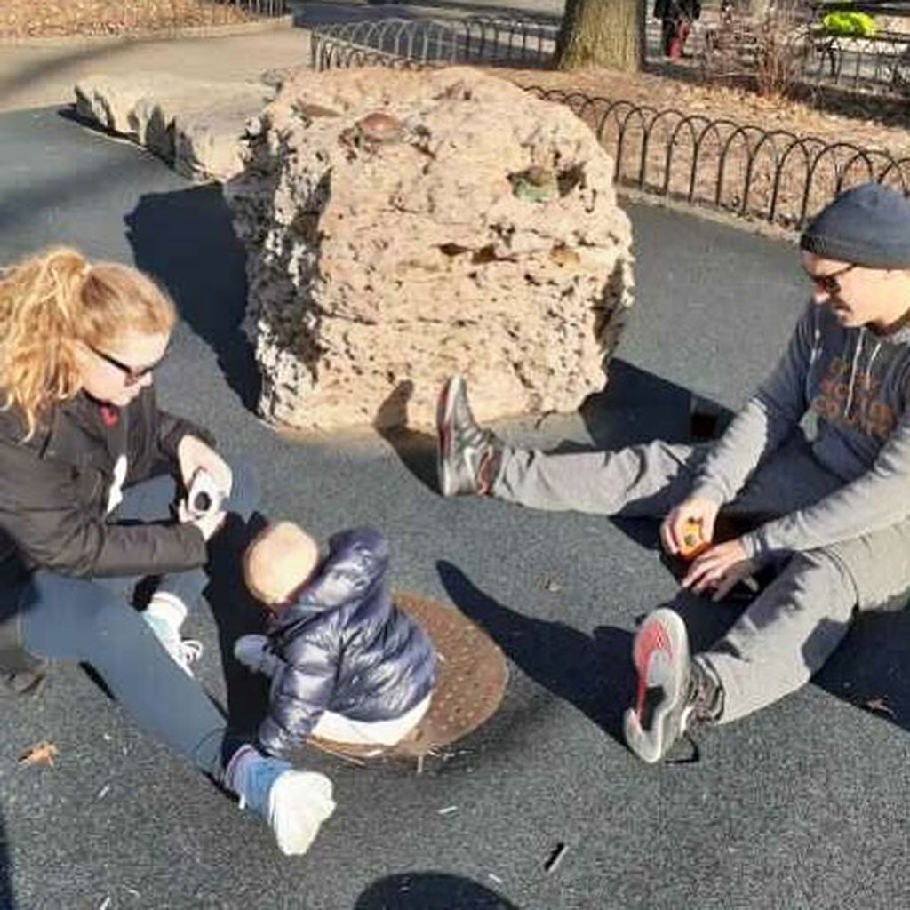Amy Schumer mit ihrem Mann Chris und Sohn Gene, Februar 2020