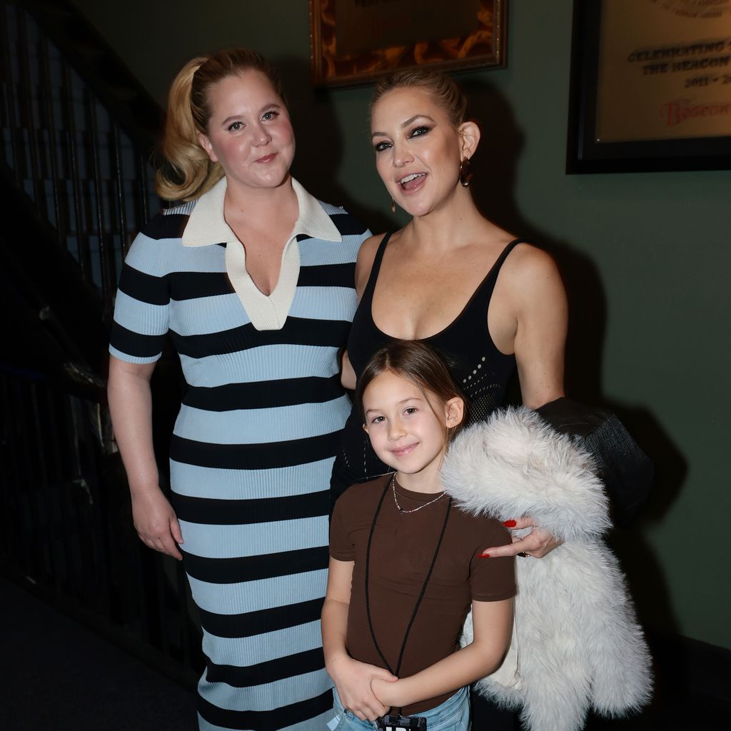 Amy Schumer mit Kate Hudson und deren Tochter Rani, März 2025