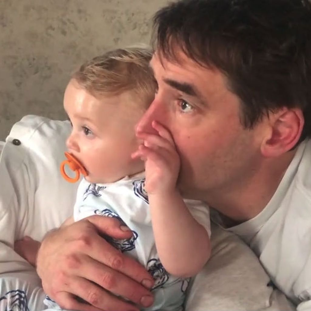 Amy Schumers Sohn Gene und ihr Mann Chris Fischer