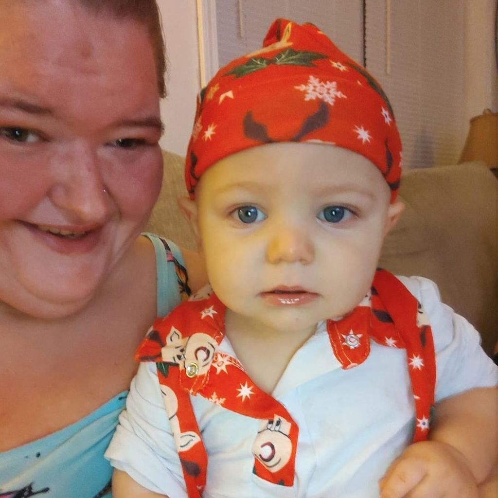 Amy Slaton Halterman mit ihrem Sohn Gage