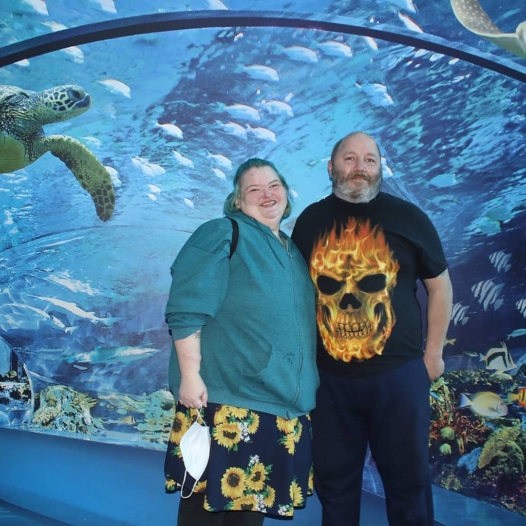 Amy Slaton Halterman mit ihrem Mann Mike im März 2021