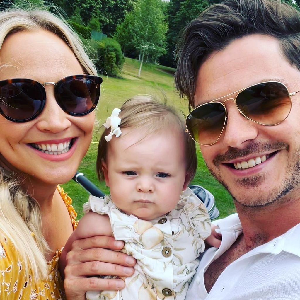Amy Walsh und Toby-Alexander Smith mit ihrer Tochter Bonnie