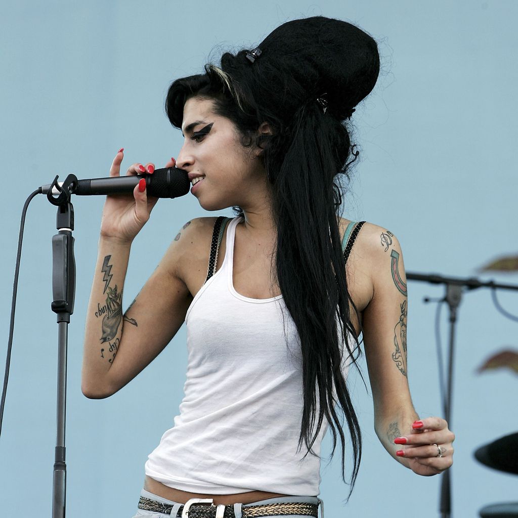 Amy Winehouse beim Isle of Wight Festival, 2007
